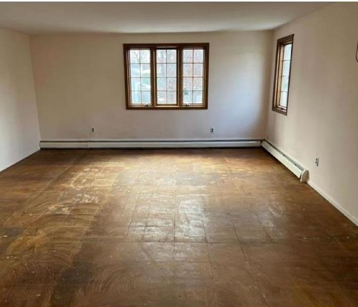 master bedroom after cleanup