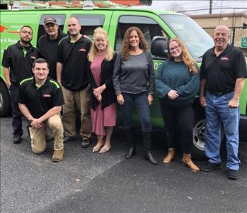 Pictured is the crew at SERVPRO of Babylon/Deer Park